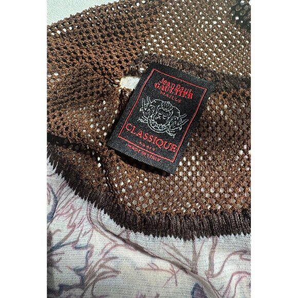 Jean Paul Gaultier grape vintage top skirt 2 piece mesh dress set. - Picture 5 of 13